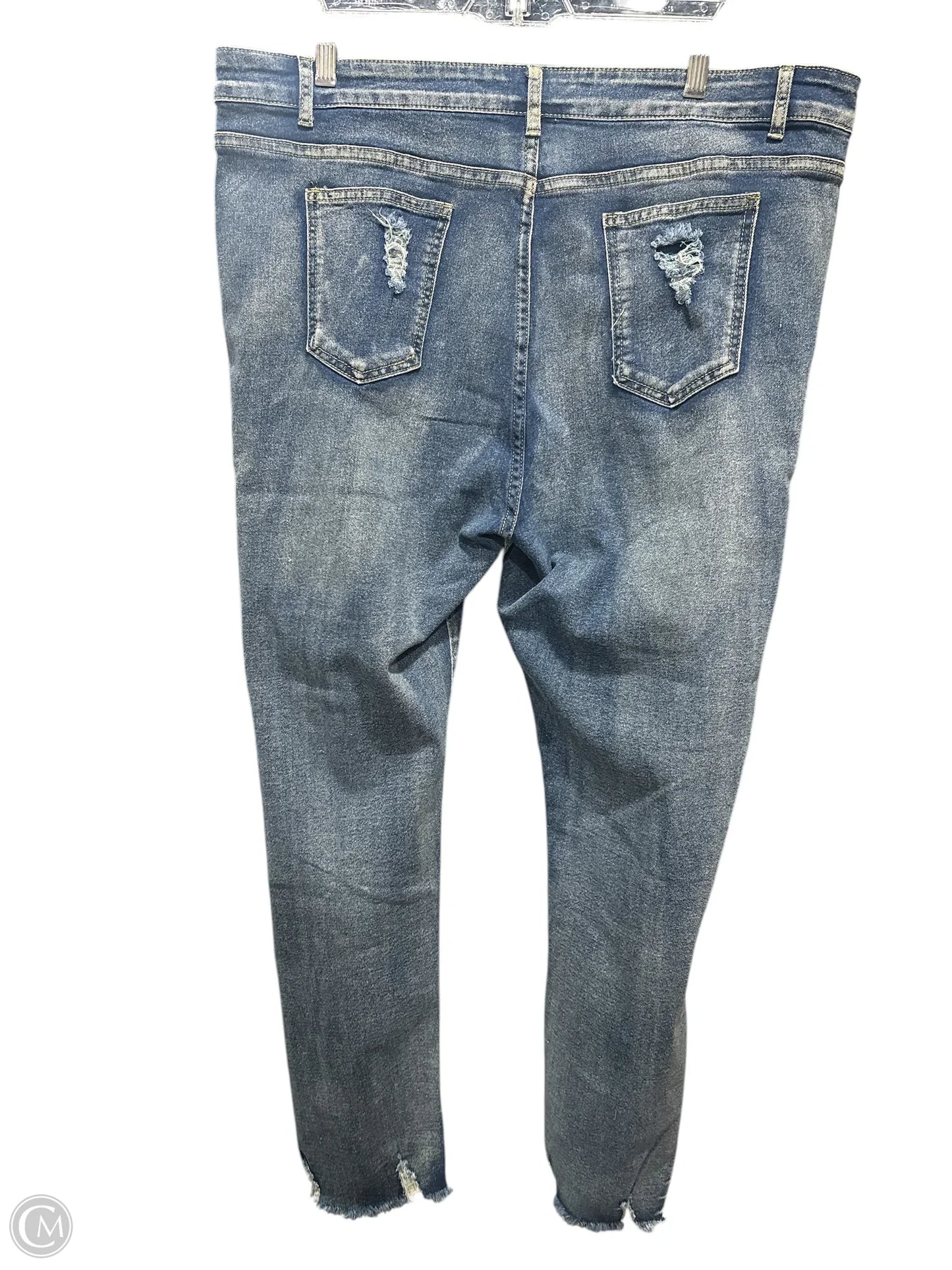Jeans Skinny By Clothes Mentor In Blue Denim, Size: 2x