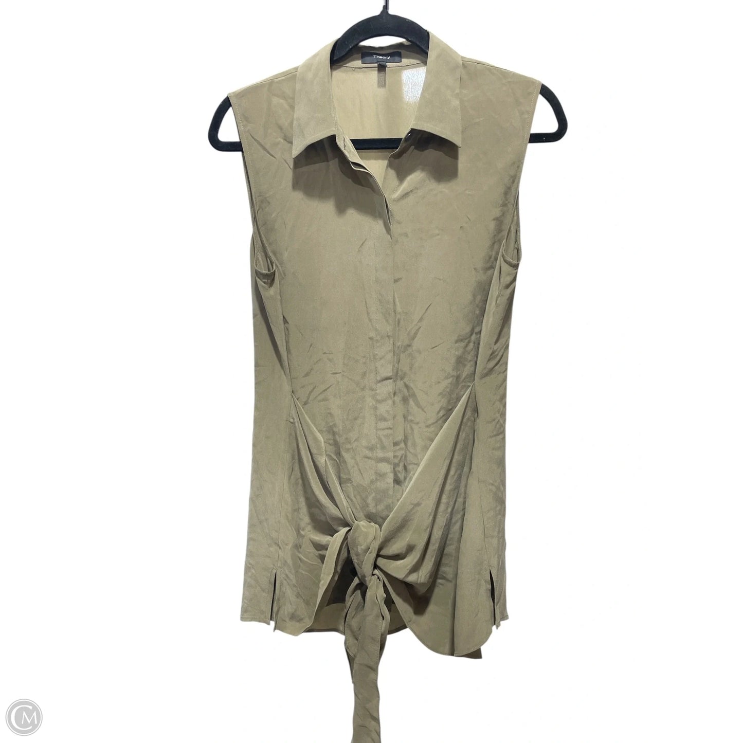 Dress Casual Midi By Theory In Green, Size: M
