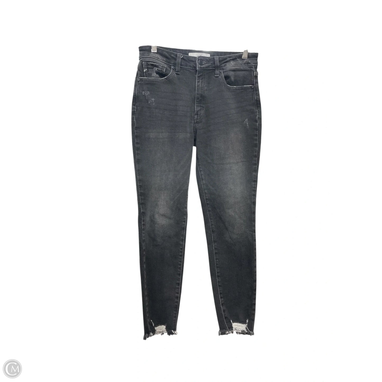 Jeans Skinny By Kancan In Black Denim, Size: M