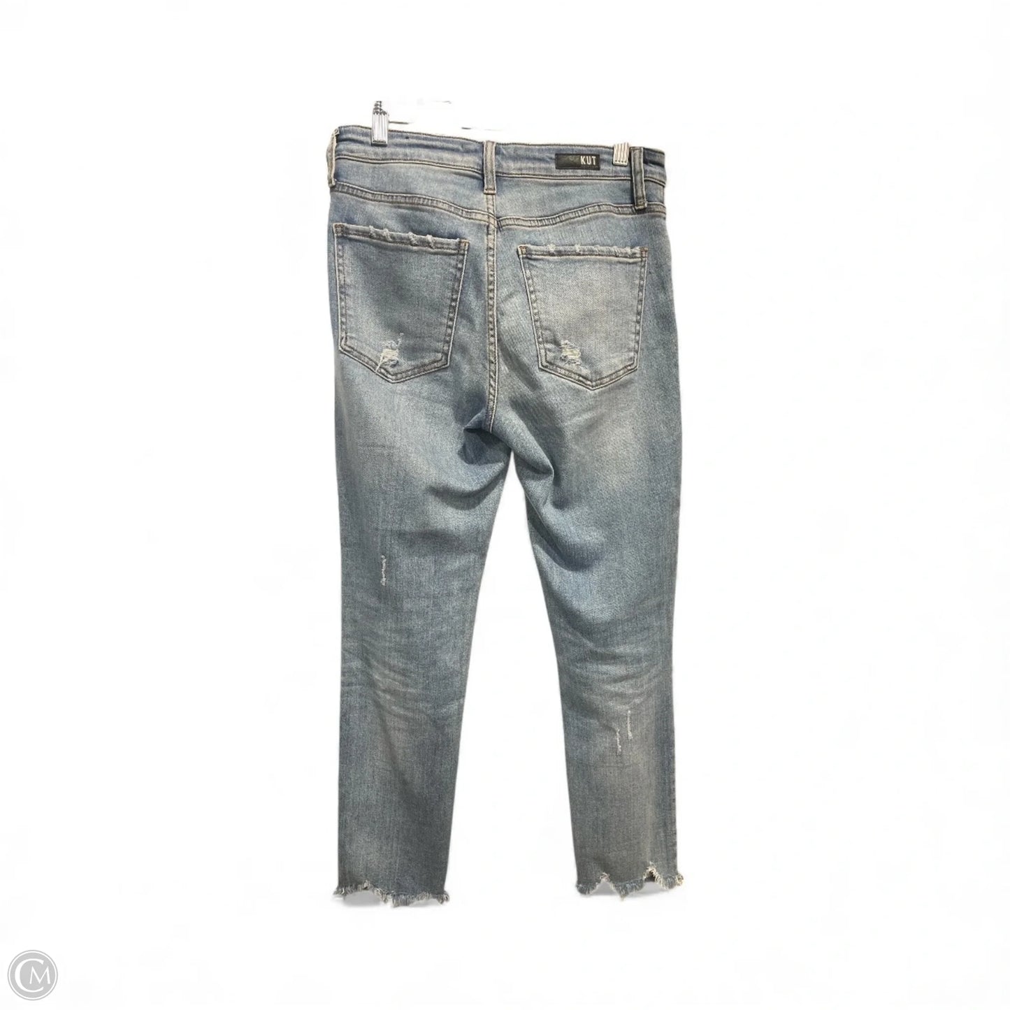 Jeans Cropped By Kut In Blue Denim, Size: 4