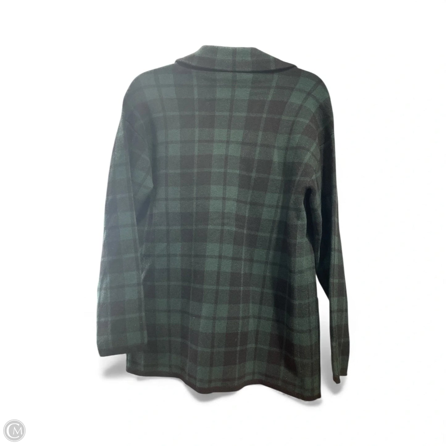 Cardigan By Anne Klein In Black & Green, Size: S