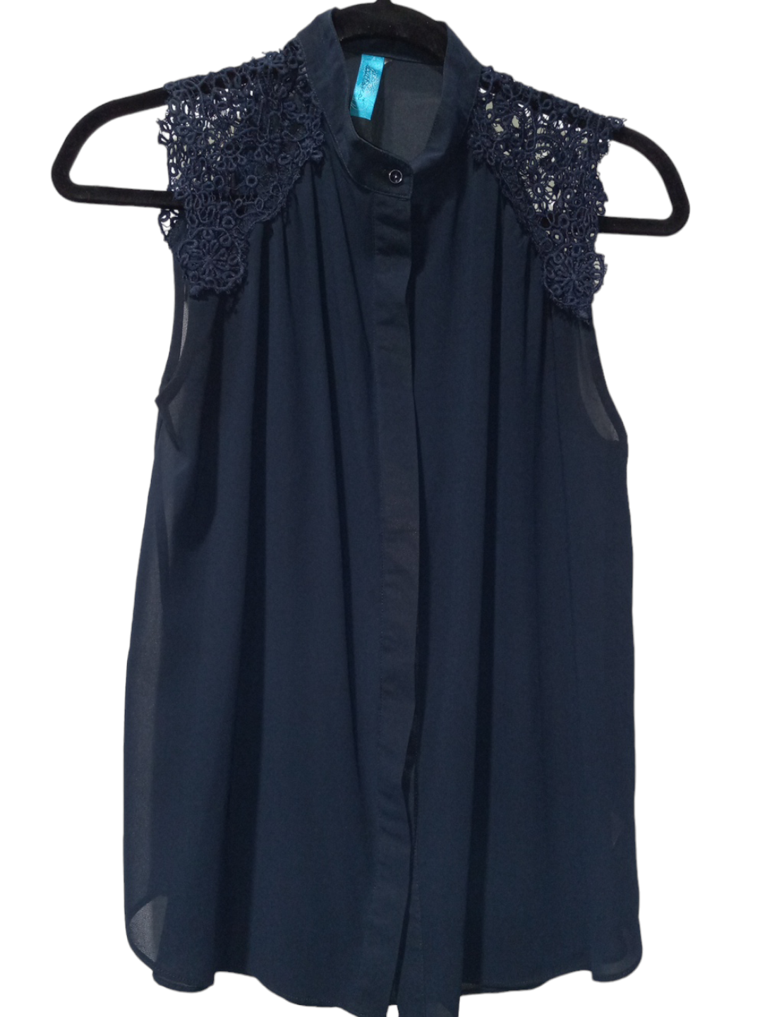 Blouse Sleeveless By Buttons Size: S