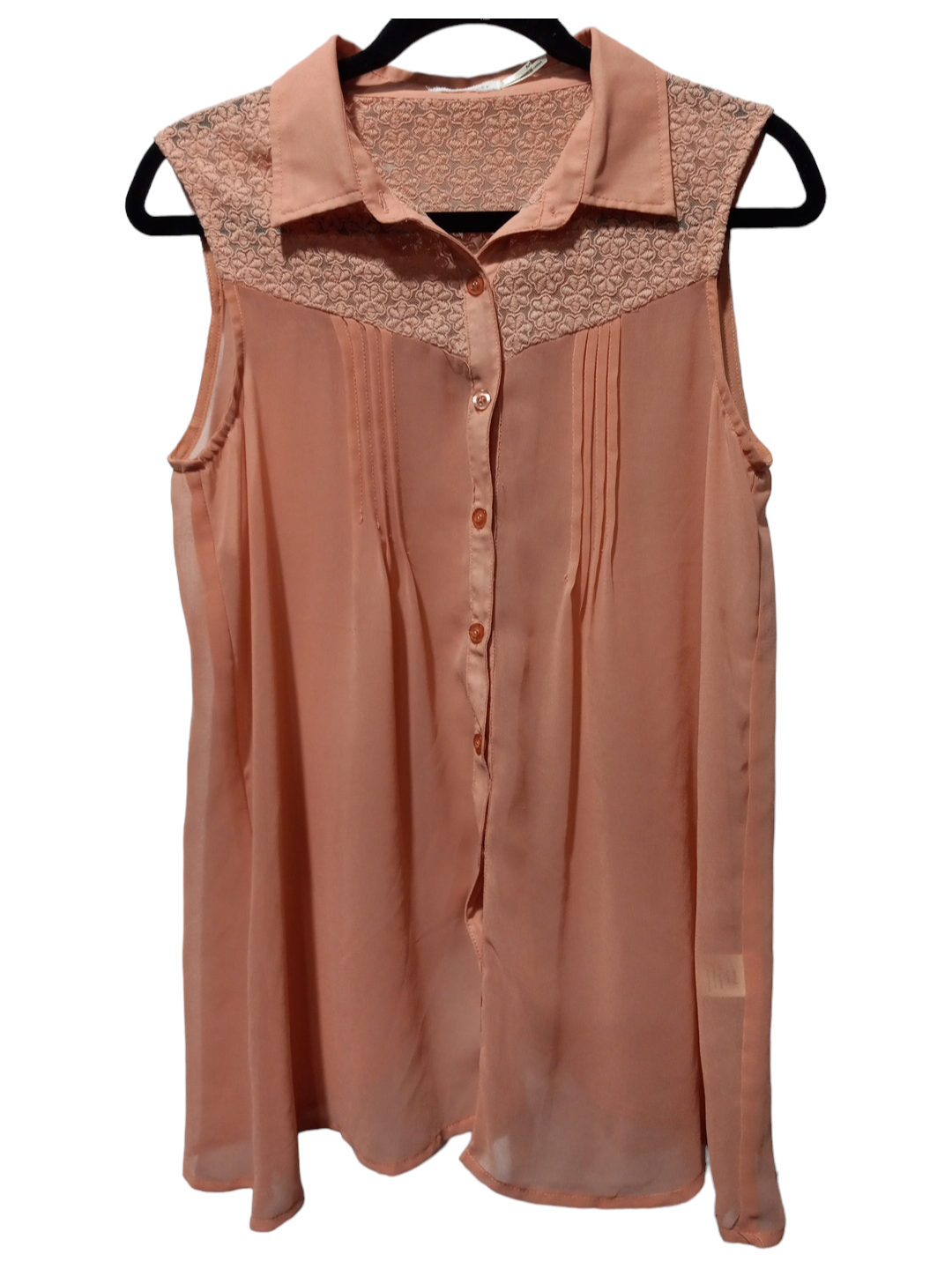 Blouse Sleeveless By Blu Pepper Size: M