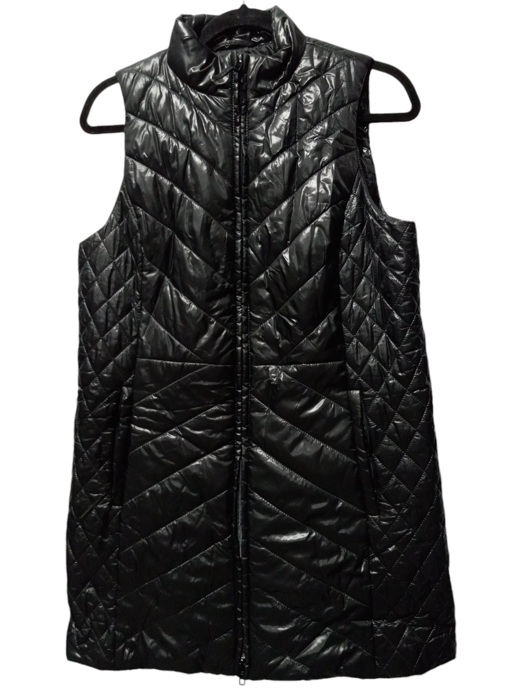Vest Puffer & Quilted By Talbots In Black, Size: Petite M