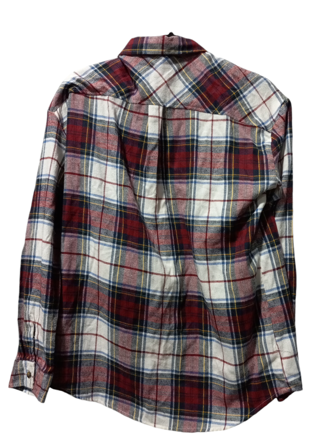 Top Long Sleeve By Thread And Supply In Plaid Pattern, Size: S