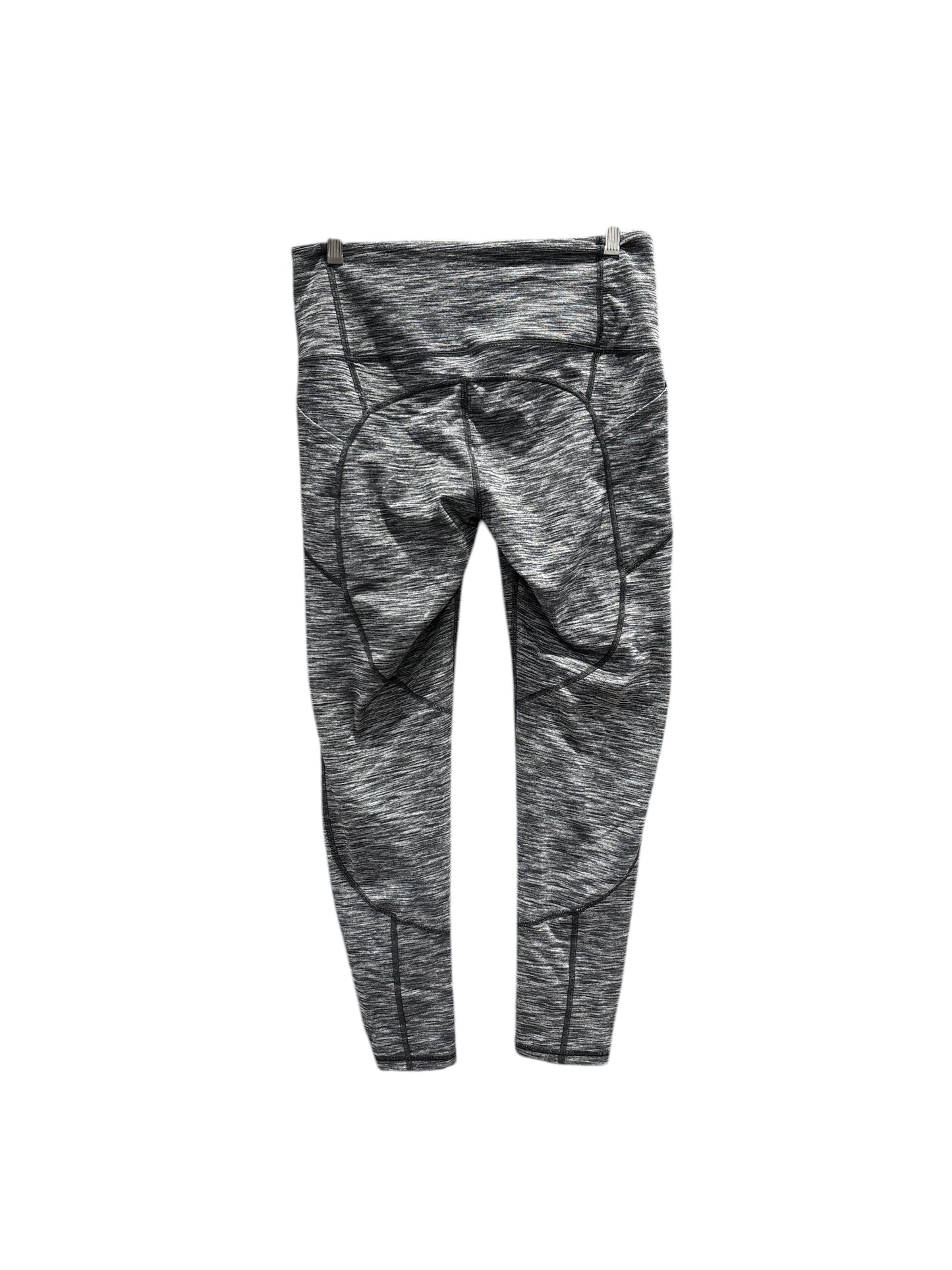 Athletic Leggings By Victorias Secret In Black & Grey, Size: L
