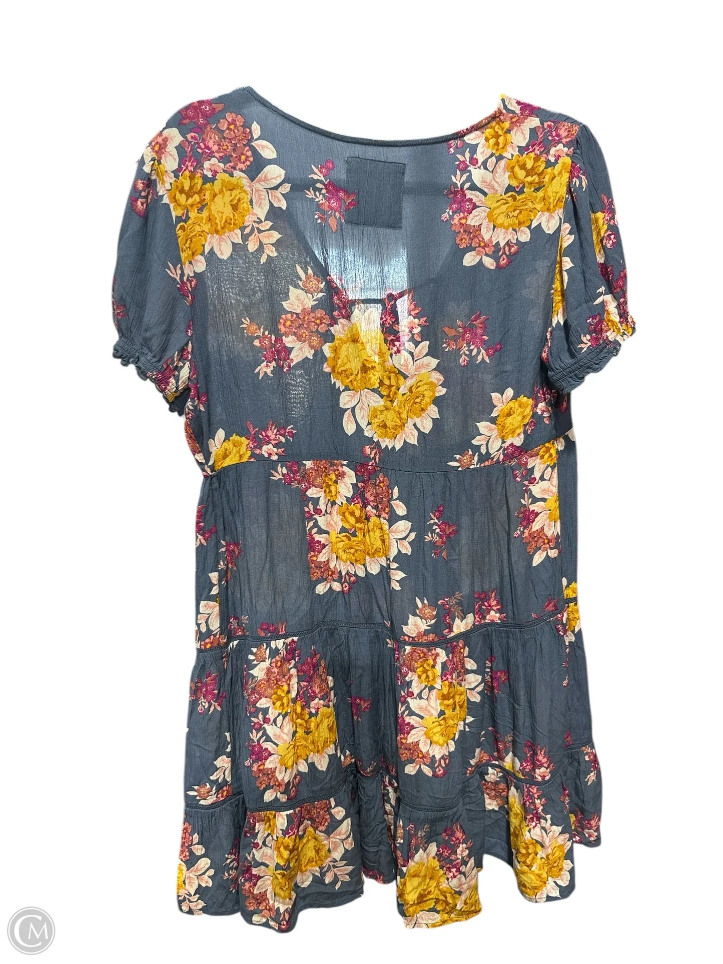 Dress Casual Midi By So In Floral Print, Size: S
