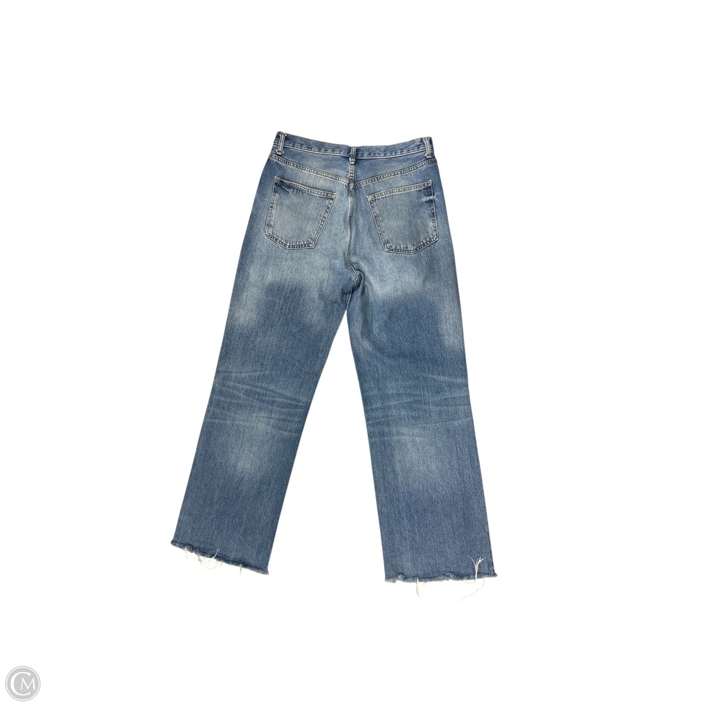 Jeans Wide Leg By Zara Women In Blue Denim, Size: 10