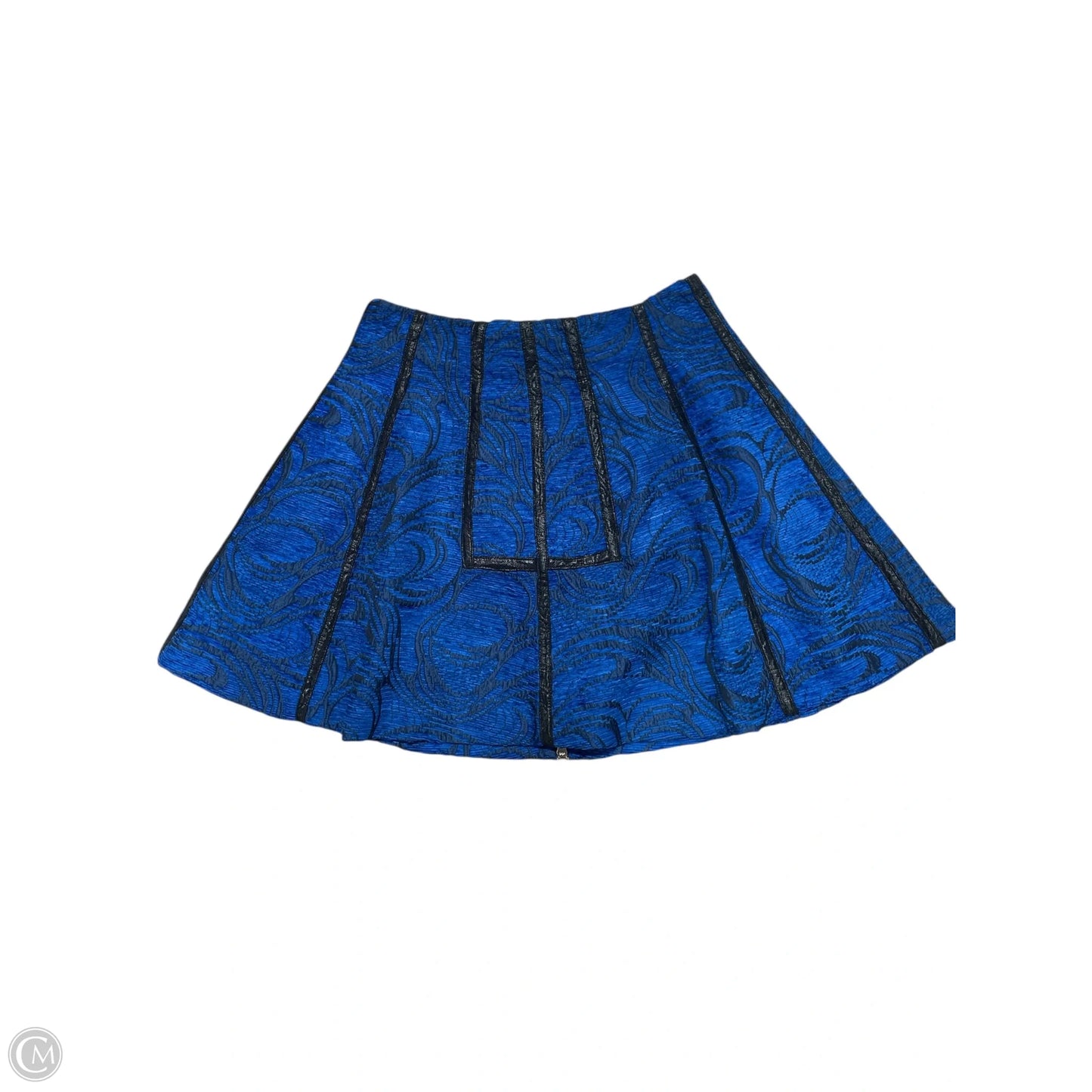 Skirt Mini & Short By Clothes Mentor In Black & Blue, Size: S