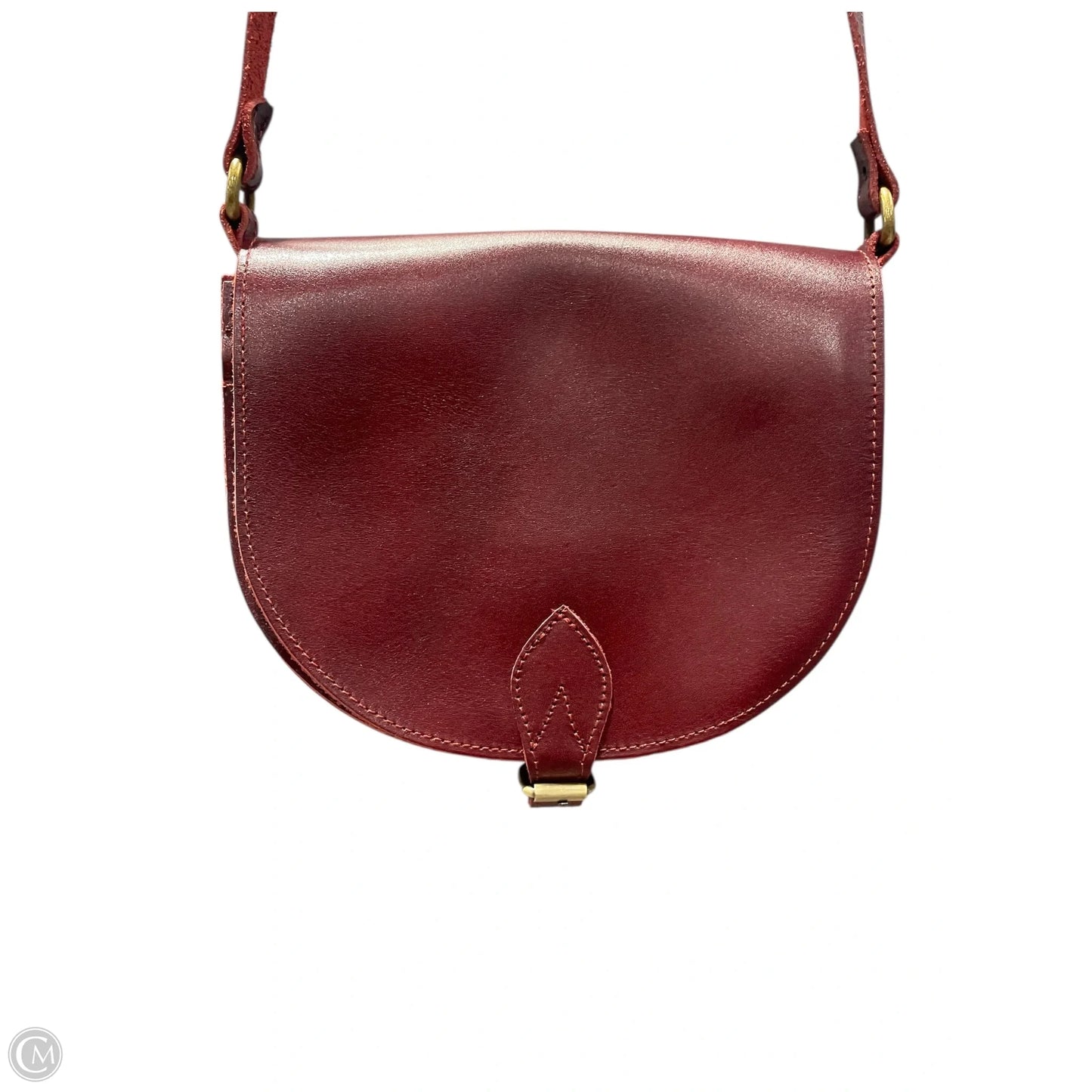 Crossbody Leather By Clothes Mentor, Size: Small