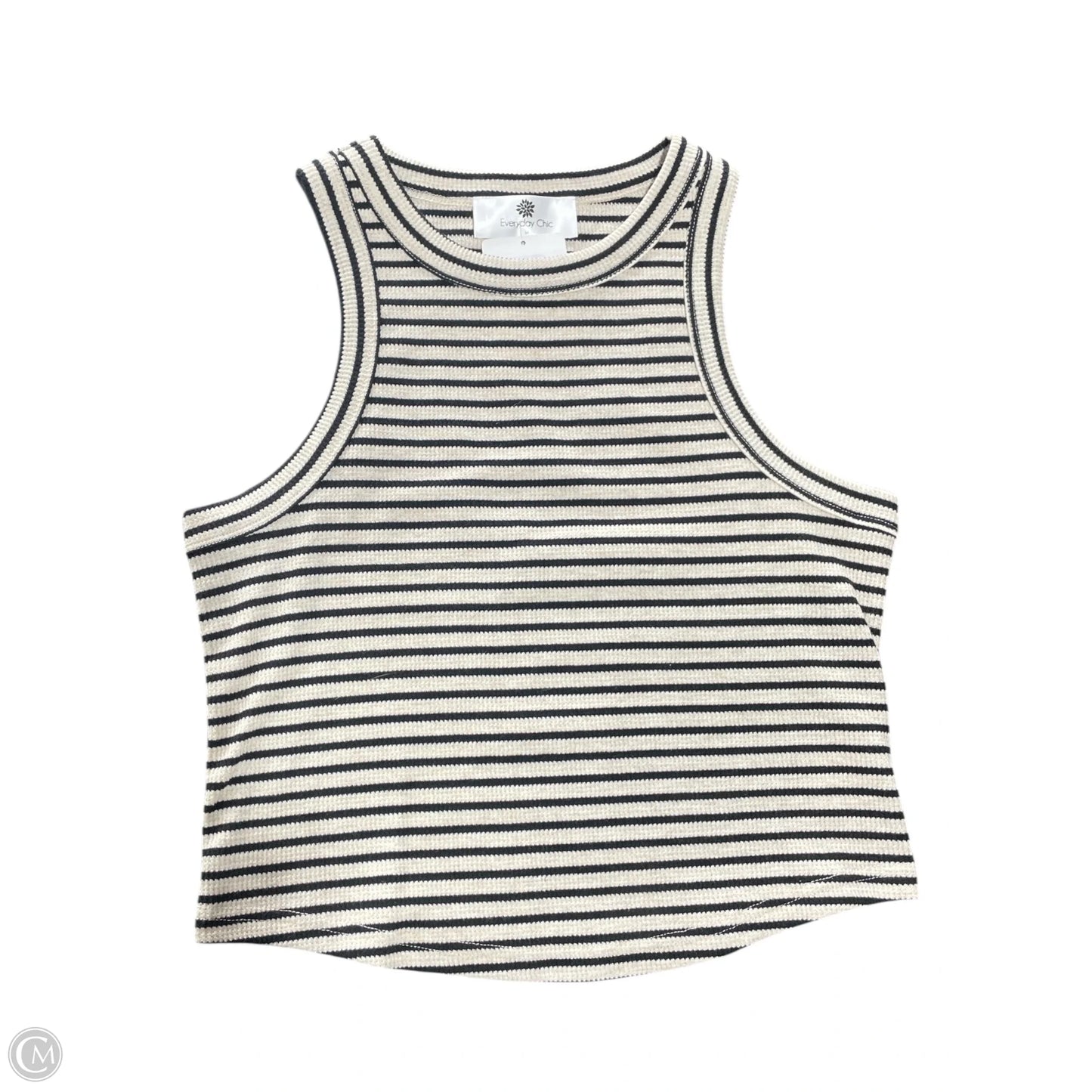 Top Sleeveless By Clothes Mentor In Striped Pattern, Size: M