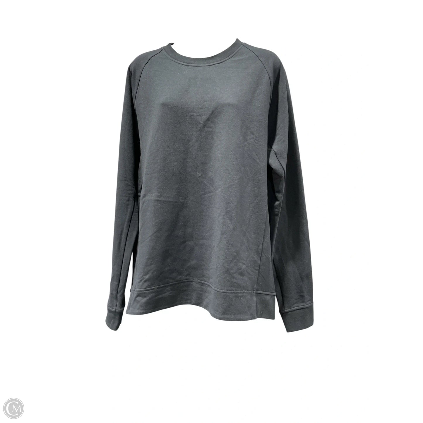 Athletic Sweatshirt Crewneck By Lululemon In Black, Size: L