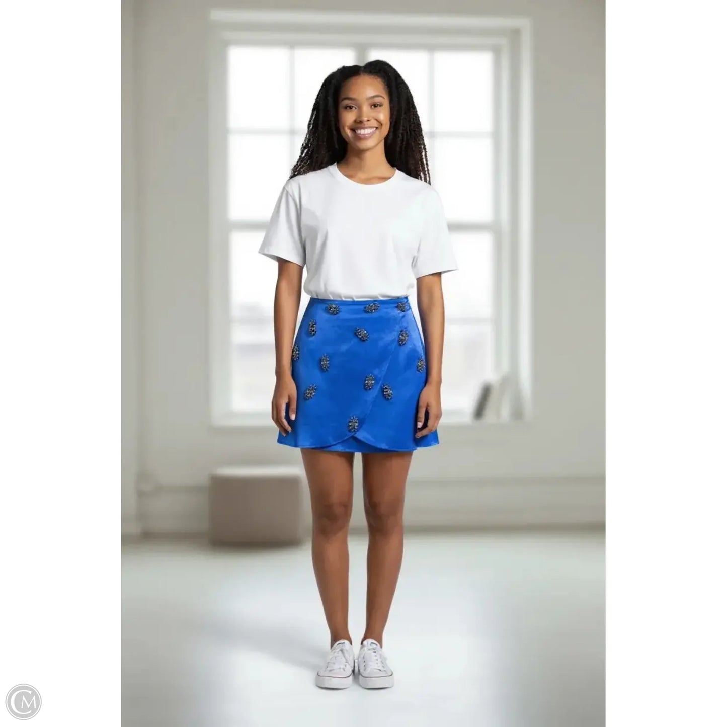 Skirt Mini & Short By Clothes Mentor In Blue, Size: S
