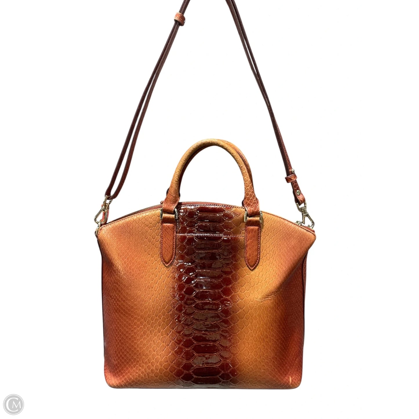 Handbag Designer By Brahmin, Size: Large