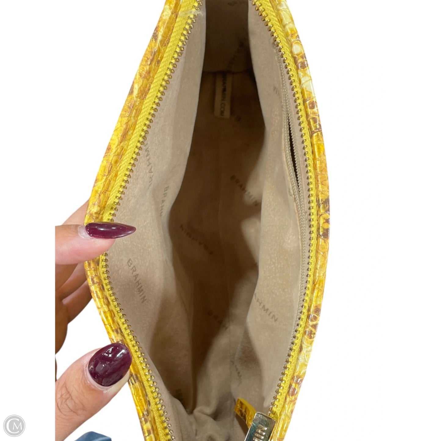 Wristlet Designer By Brahmin, Size: Large