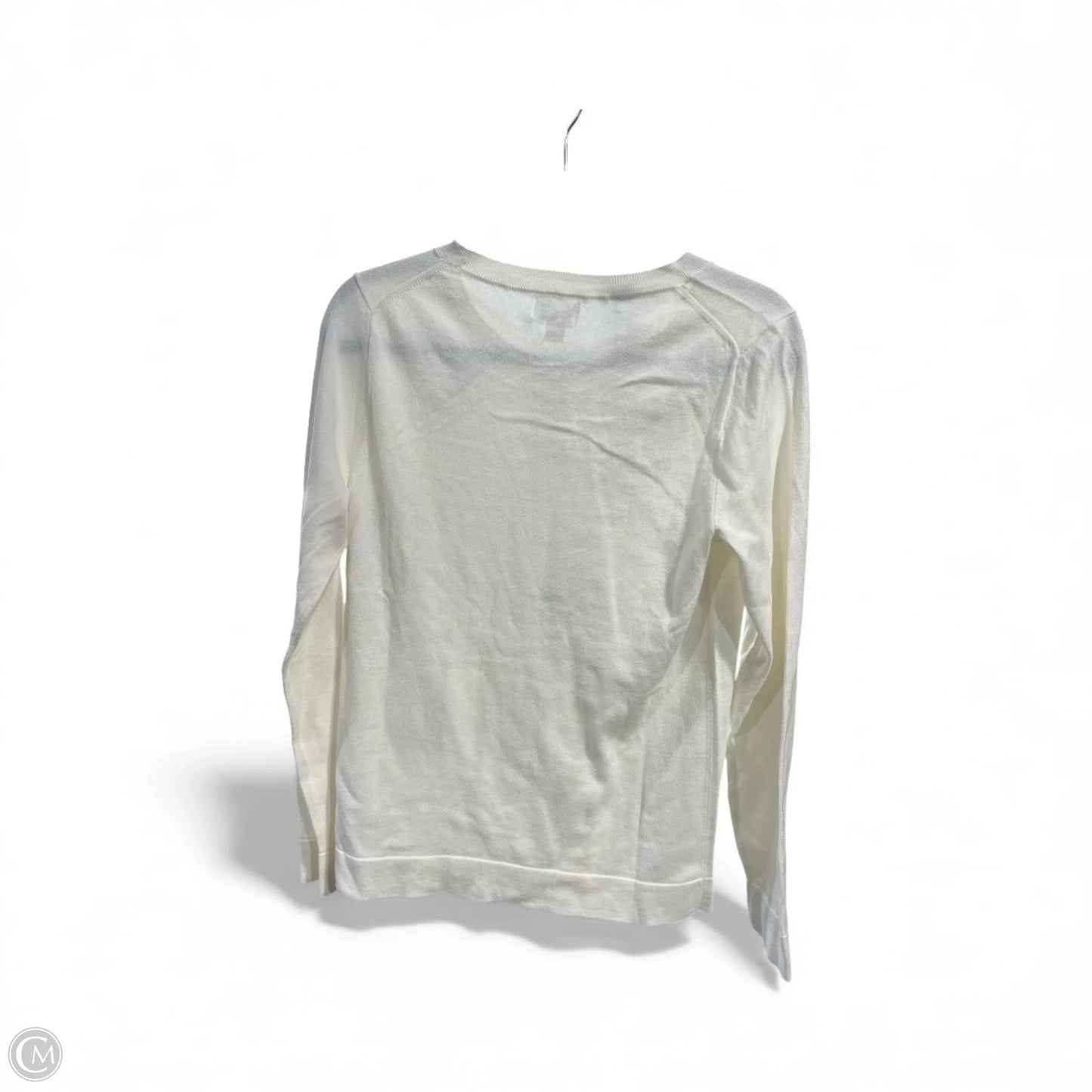 Top Long Sleeve By J. Crew In Cream, Size: M