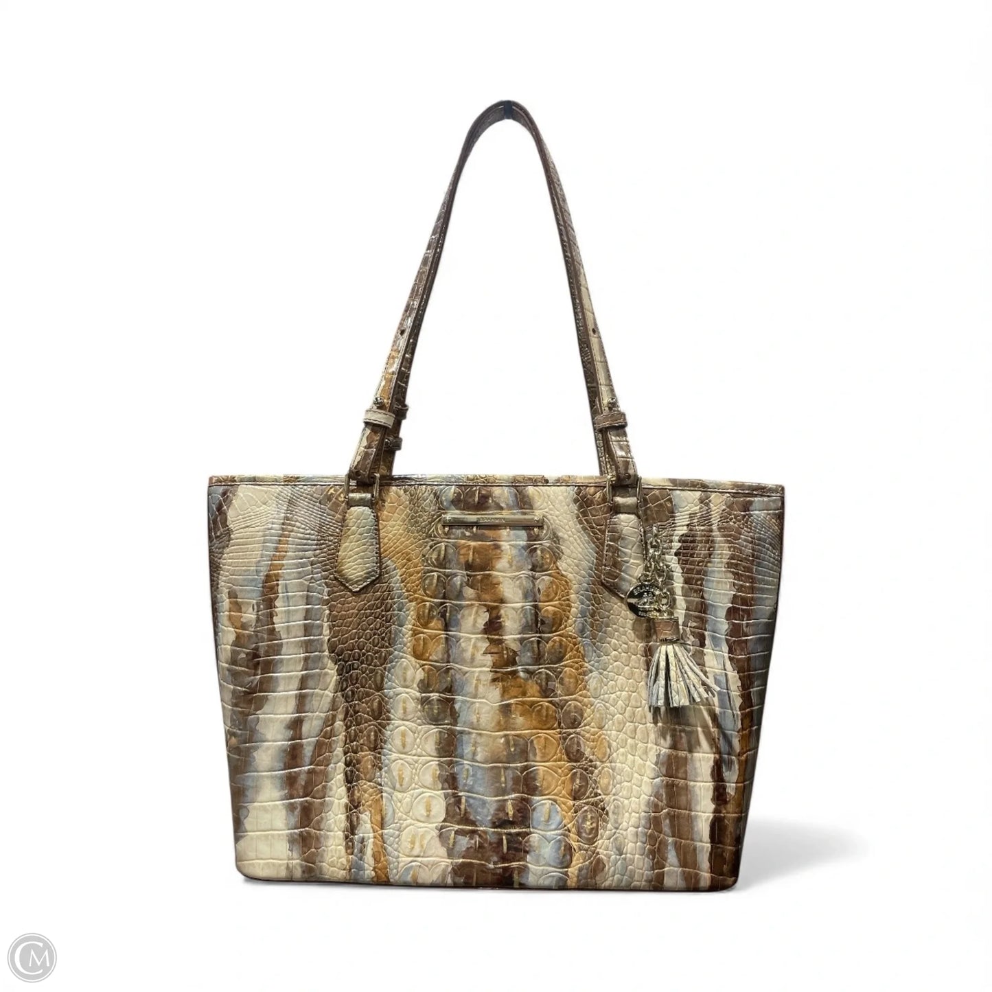 Handbag Designer By Brahmin, Size: Large
