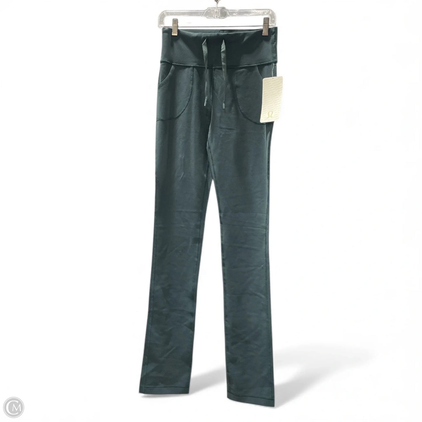 Athletic Leggings By Lululemon In Green, Size: 8