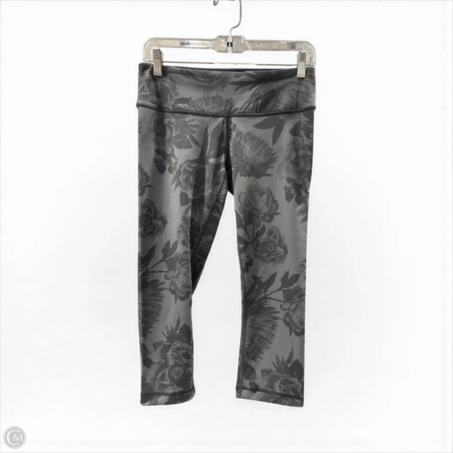 Athletic Leggings Capris By Lululemon In Floral Print, Size: 8