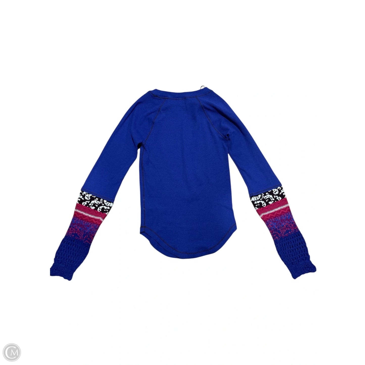 Top Long Sleeve By Free People In Multi-colored, Size: S