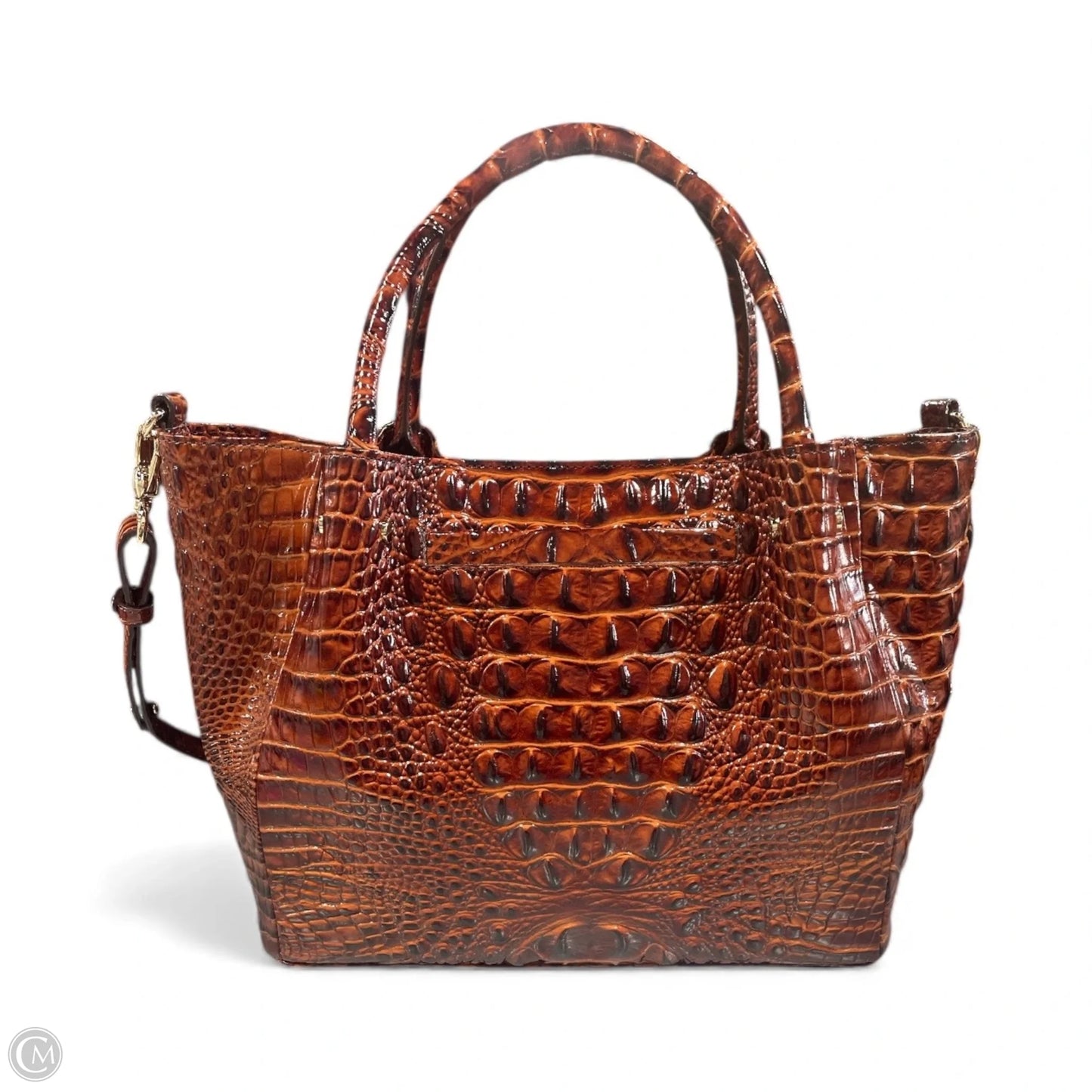 Handbag Designer By Brahmin, Size: Large