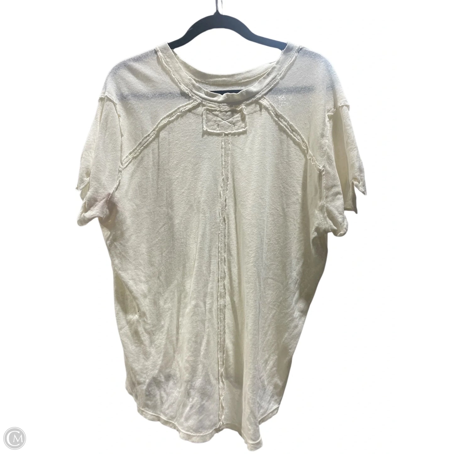 Top Short Sleeve By We The Free In Cream, Size: S