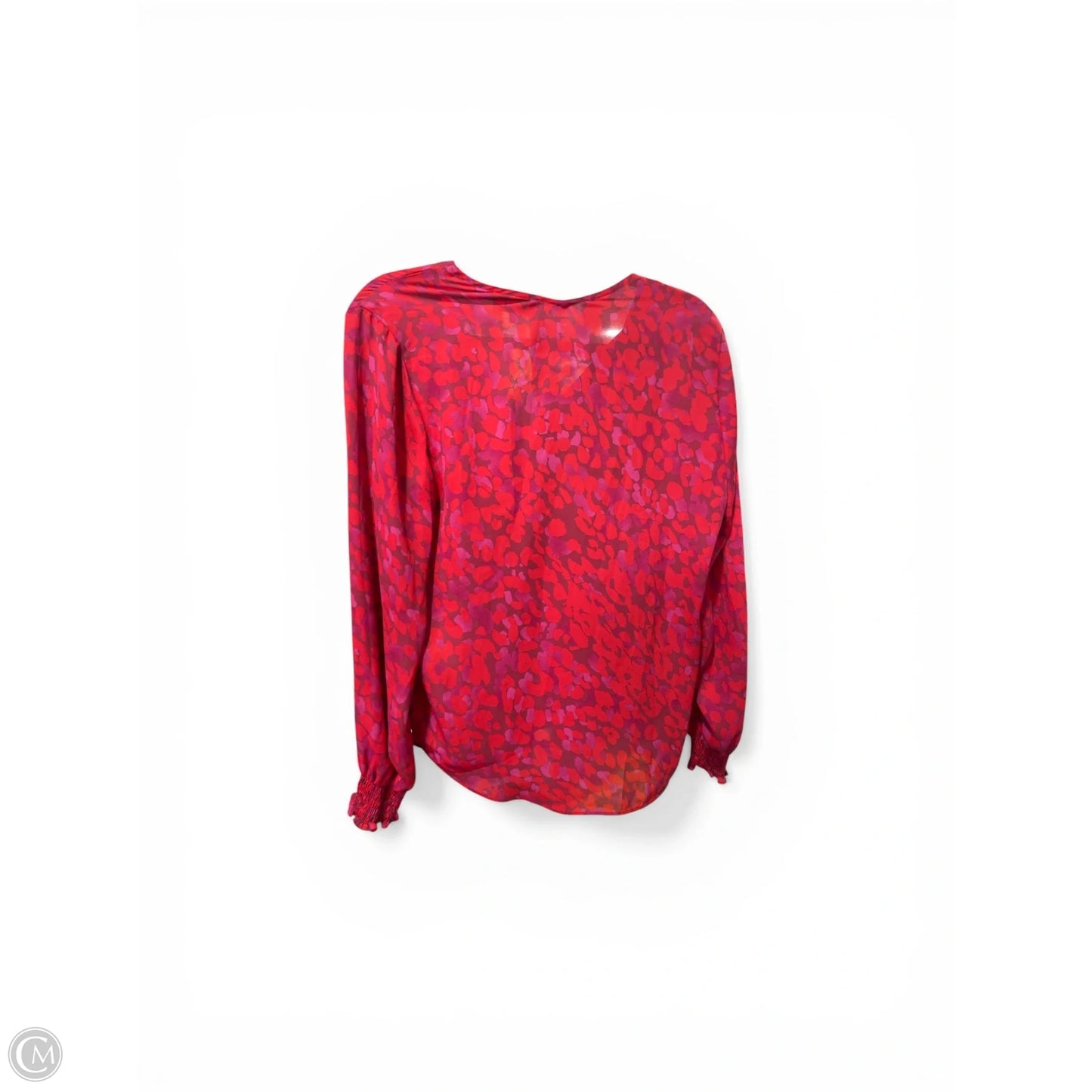 Blouse Long Sleeve By Gibson And Latimer In Animal Print, Size: S