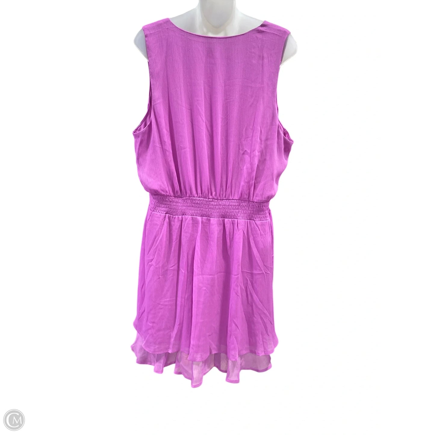 Dress Casual Midi By Nine West Apparel In Purple, Size: Xxl