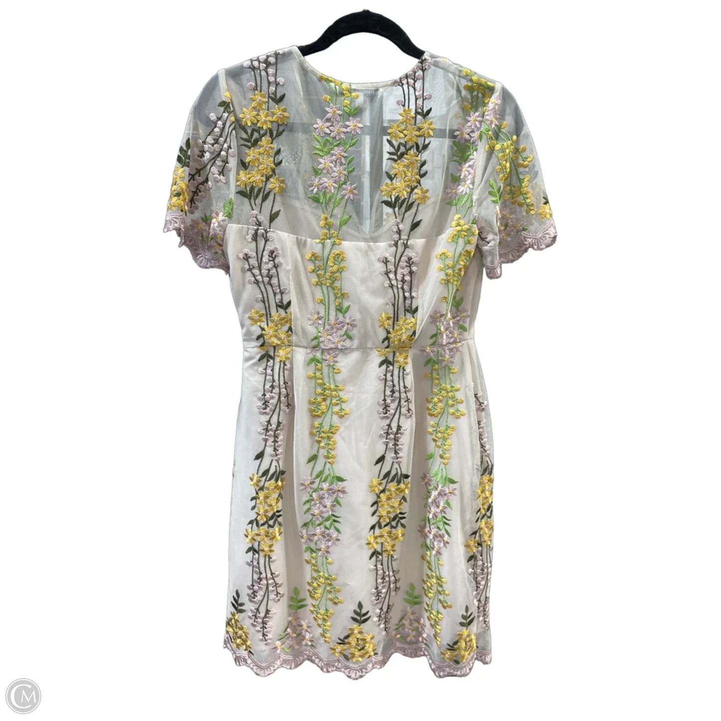 Dress Casual Midi By Cupcakes And Cashmere In Floral Print, Size: 4