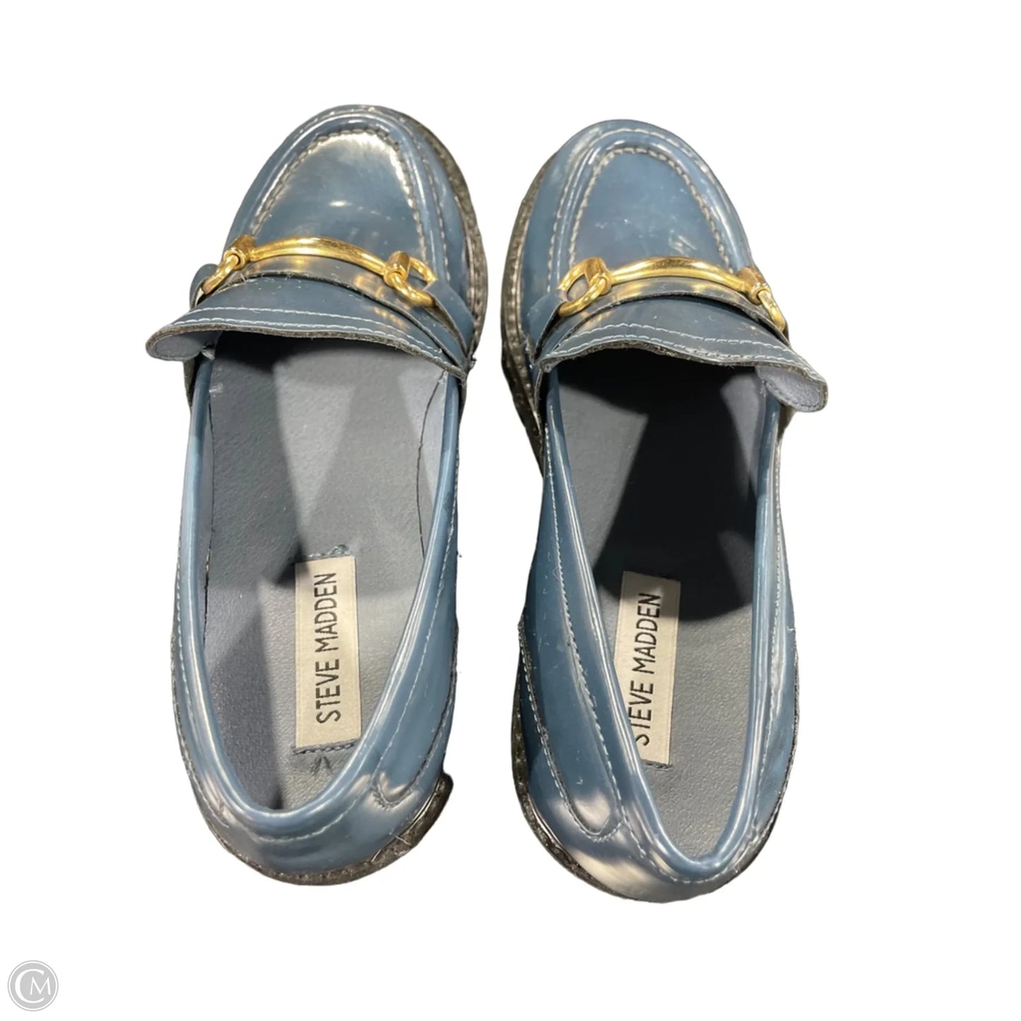 Shoes Heels Platform By Steve Madden In Blue, Size: 7