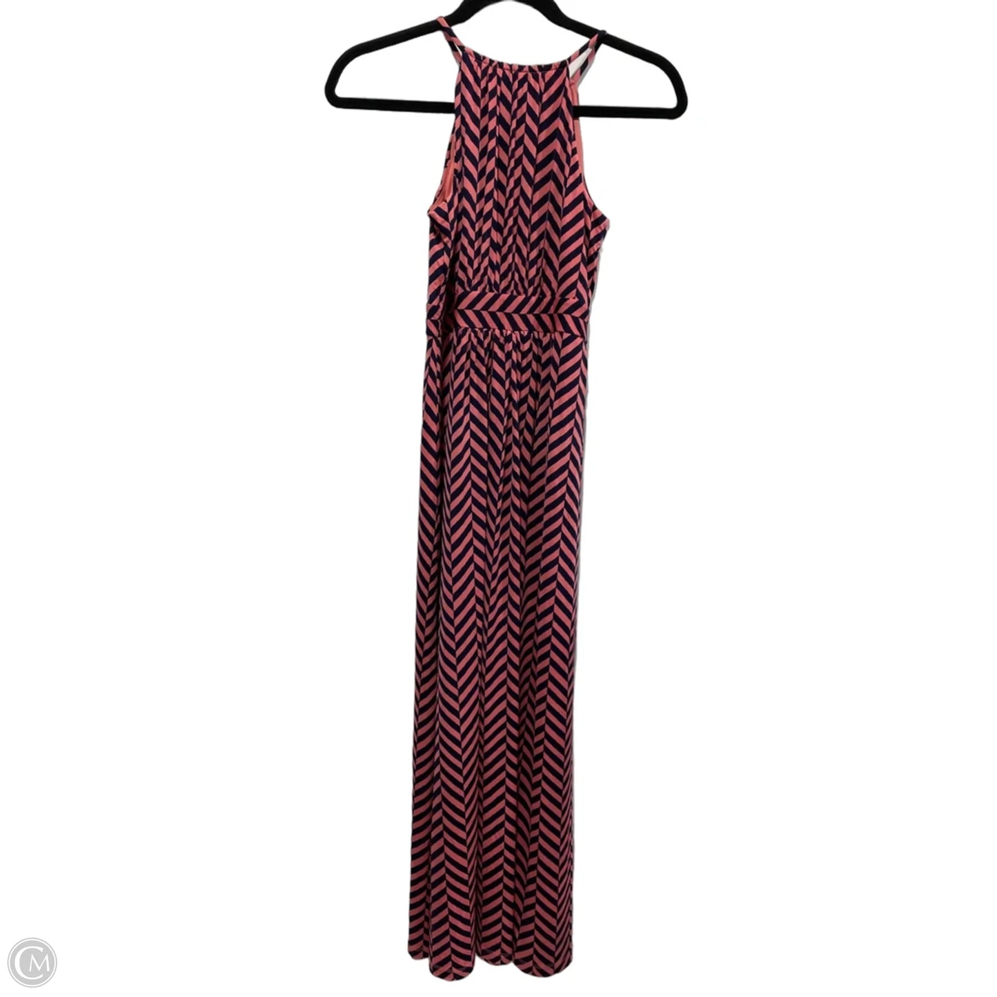 Dress Casual Maxi By Loft In Blue & Pink, Size: Xxsp