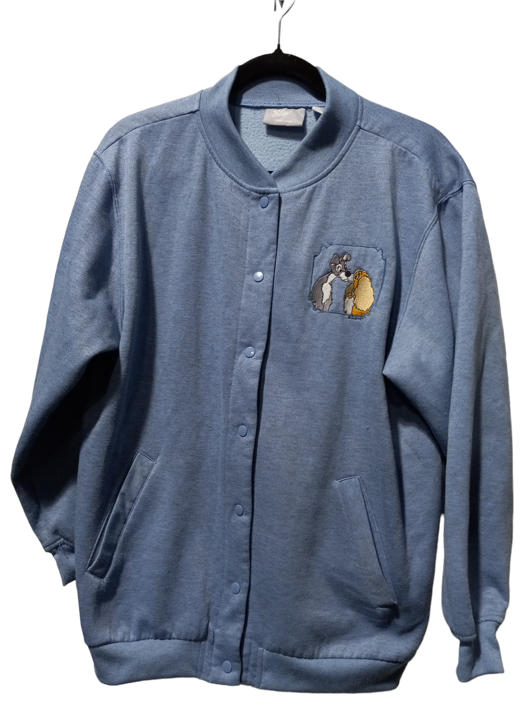 Blue Jacket Fleece Blair, Size Petite M