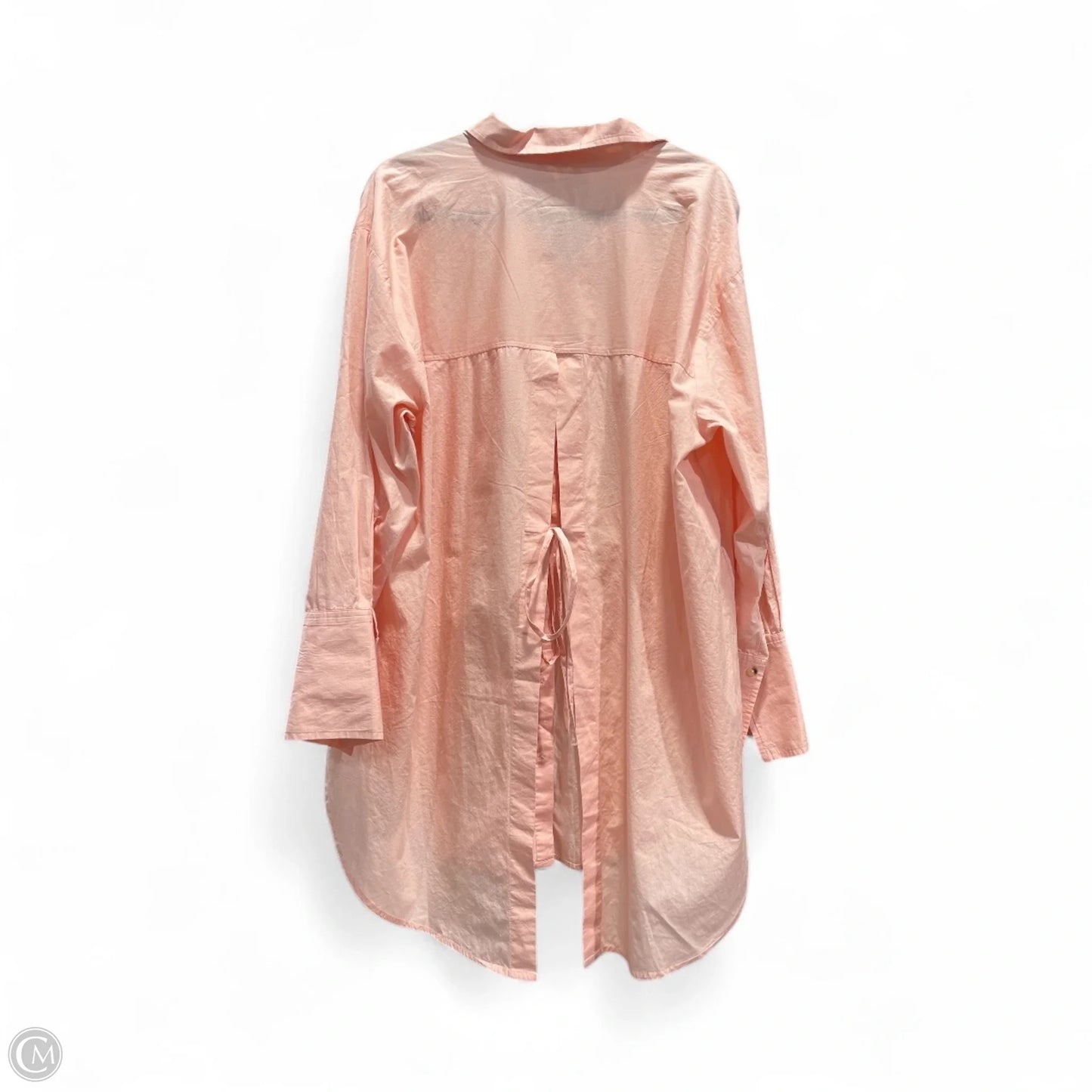 Tunic Long Sleeve By Free People In Peach, Size: L