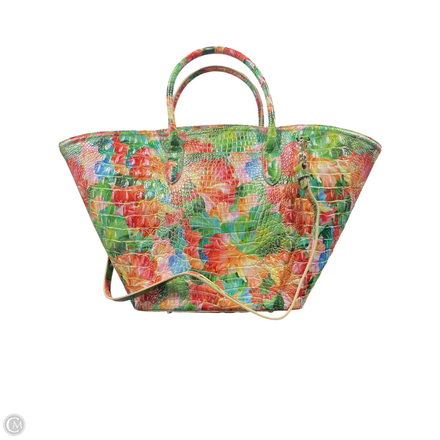 Handbag Designer By Brahmin, Size: Large