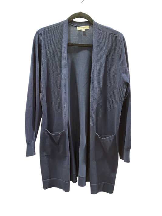 Cardigan By Clothes Mentor In Blue, Size: L