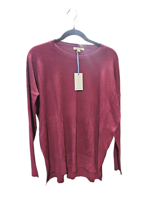 Tunic Long Sleeve By Tea N Rose In Purple, Size: S