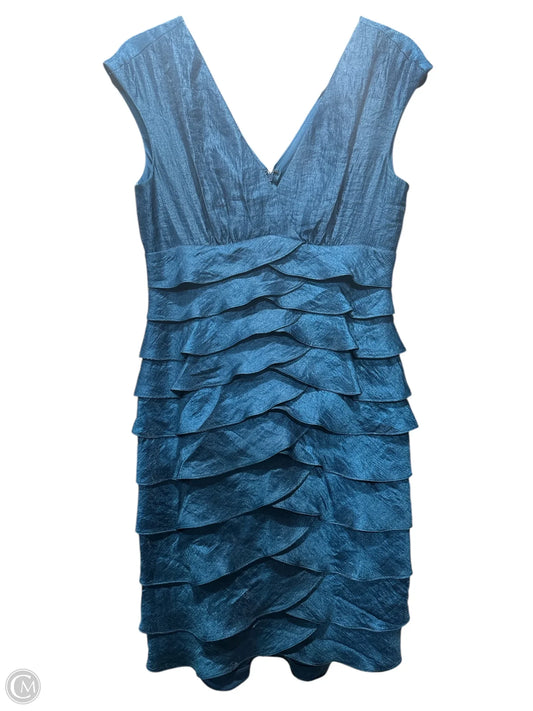 Dress Party Midi By London Times In Blue, Size: 8
