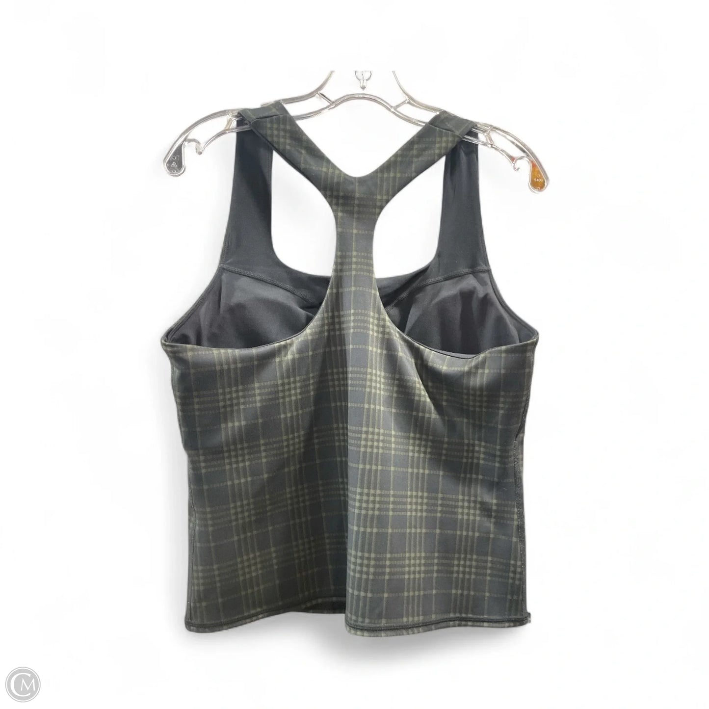 Athletic Tank Top By Sweaty Betty In Black & Green, Size: Xl
