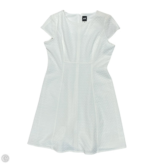 Dress Casual Midi By Anne Klein In White, Size: L