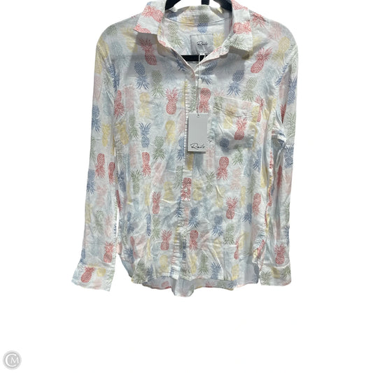 Blouse Long Sleeve By Rails In Tropical Print, Size: S