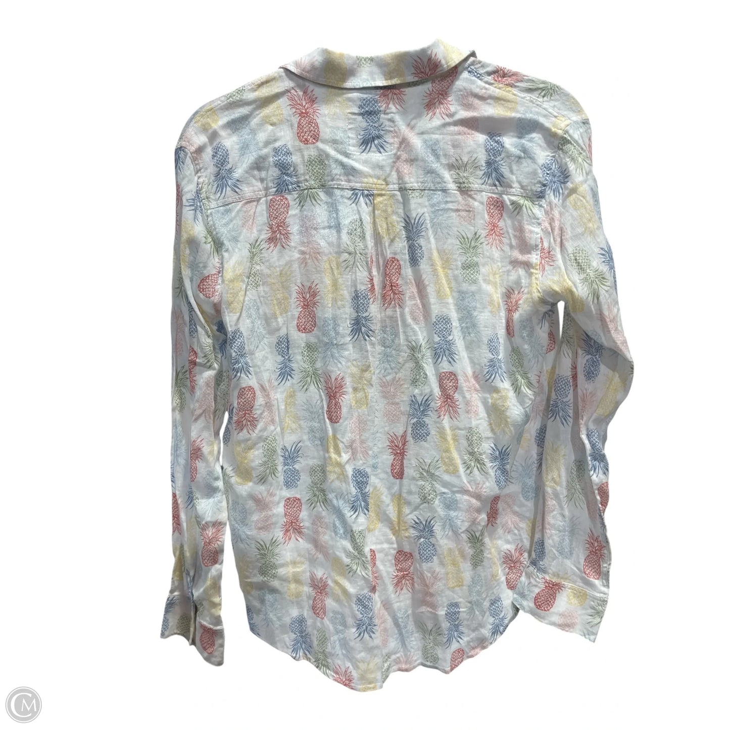 Blouse Long Sleeve By Rails In Tropical Print, Size: S