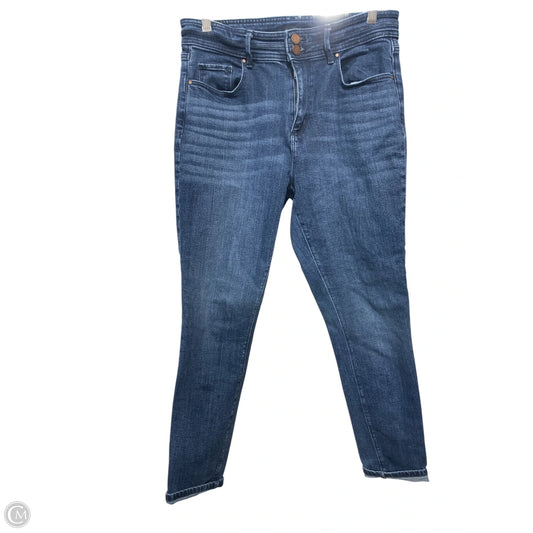 Jeans Skinny By Loft In Blue Denim, Size: 8