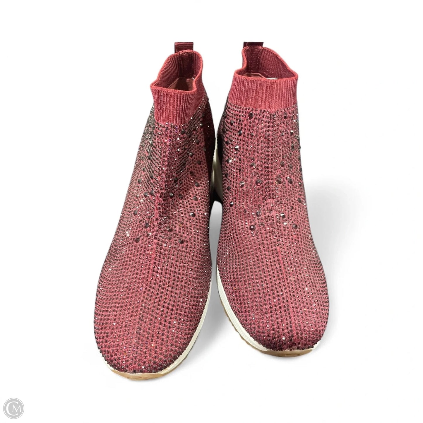 Shoes Sneakers By Alex Marie In Maroon, Size: 7
