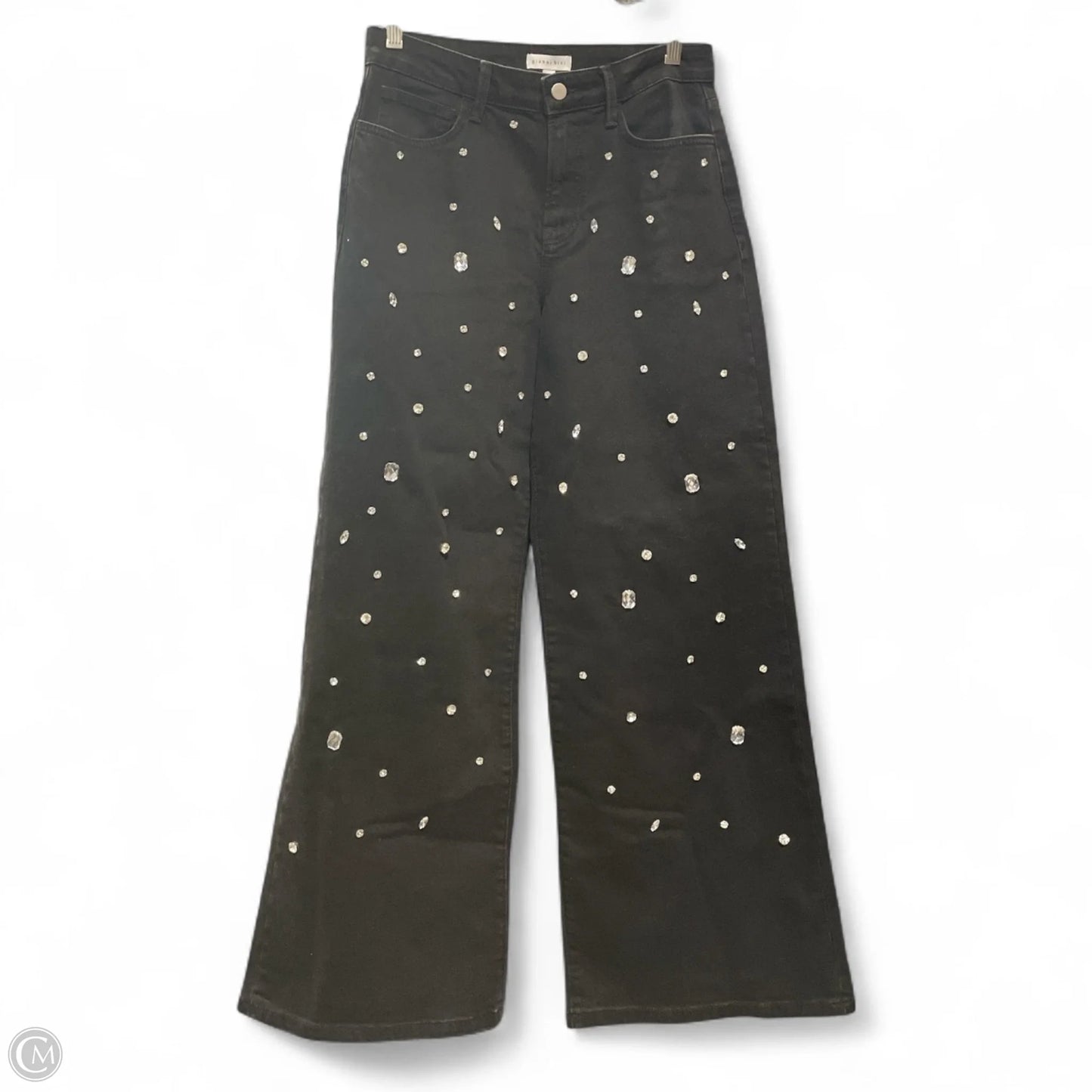 Jeans Wide Leg By Gianni Bini In Black Denim, Size: M