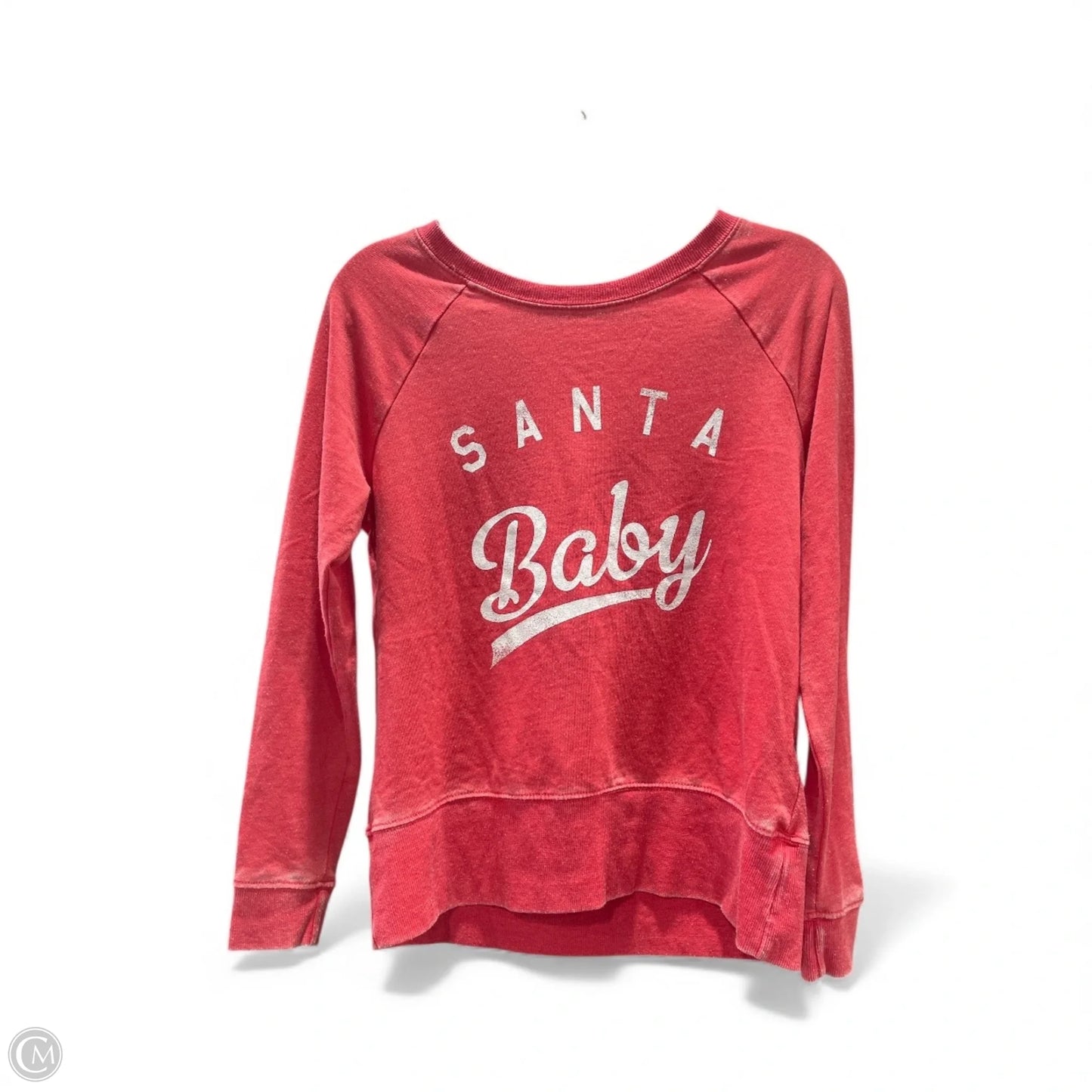 Top Long Sleeve By Grayson Threads In Red, Size: M