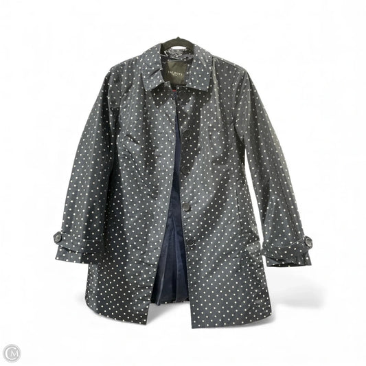 Coat Raincoat By Talbots In Polkadot Pattern, Size: 12