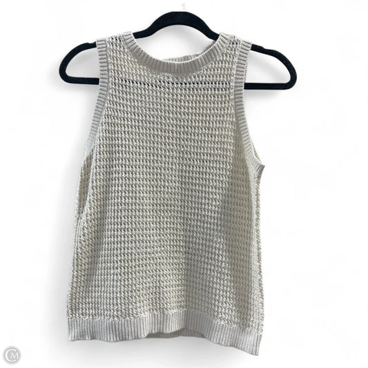 Top Sleeveless By A New Day In Cream, Size: S