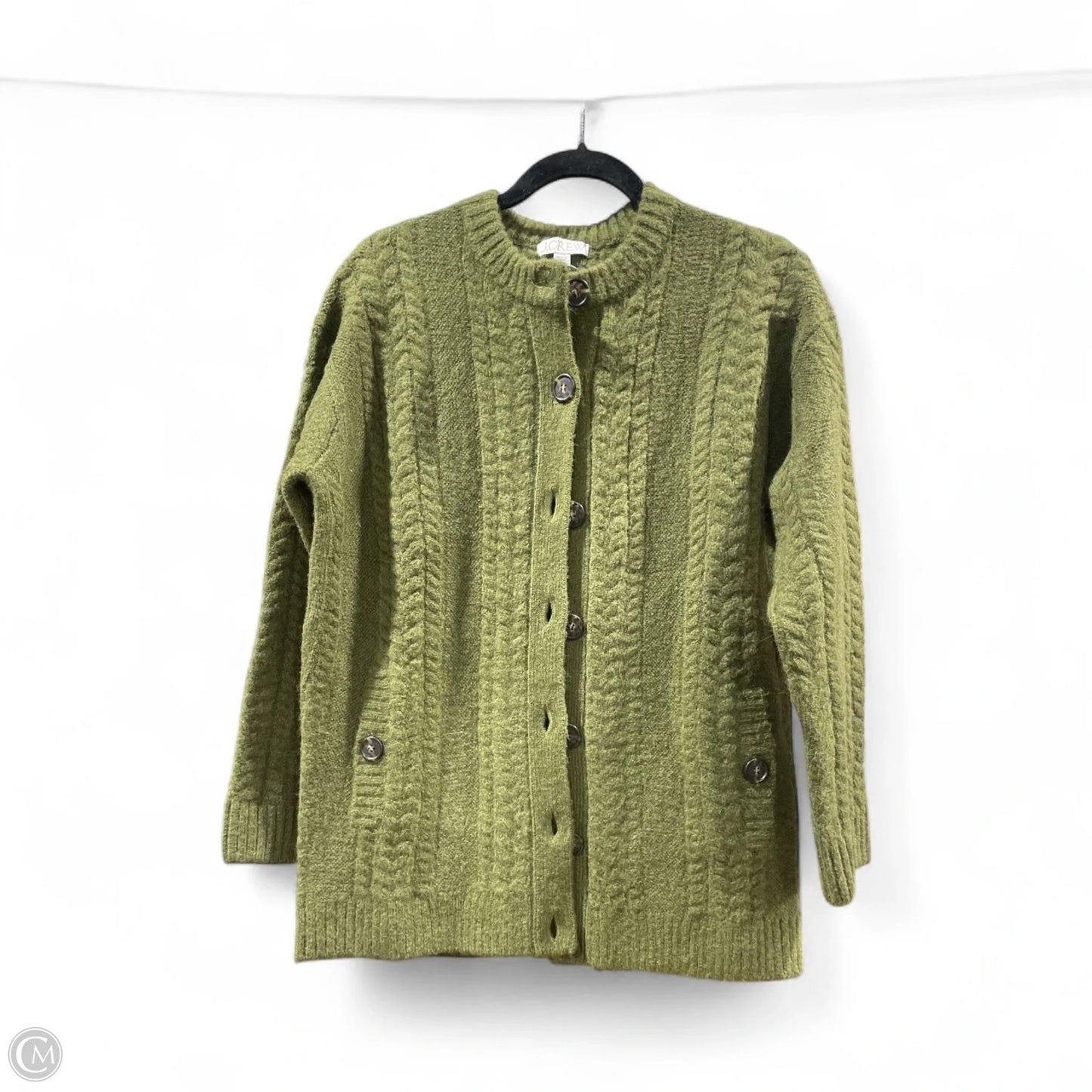 Cardigan By J. Crew In Green, Size: Xxs