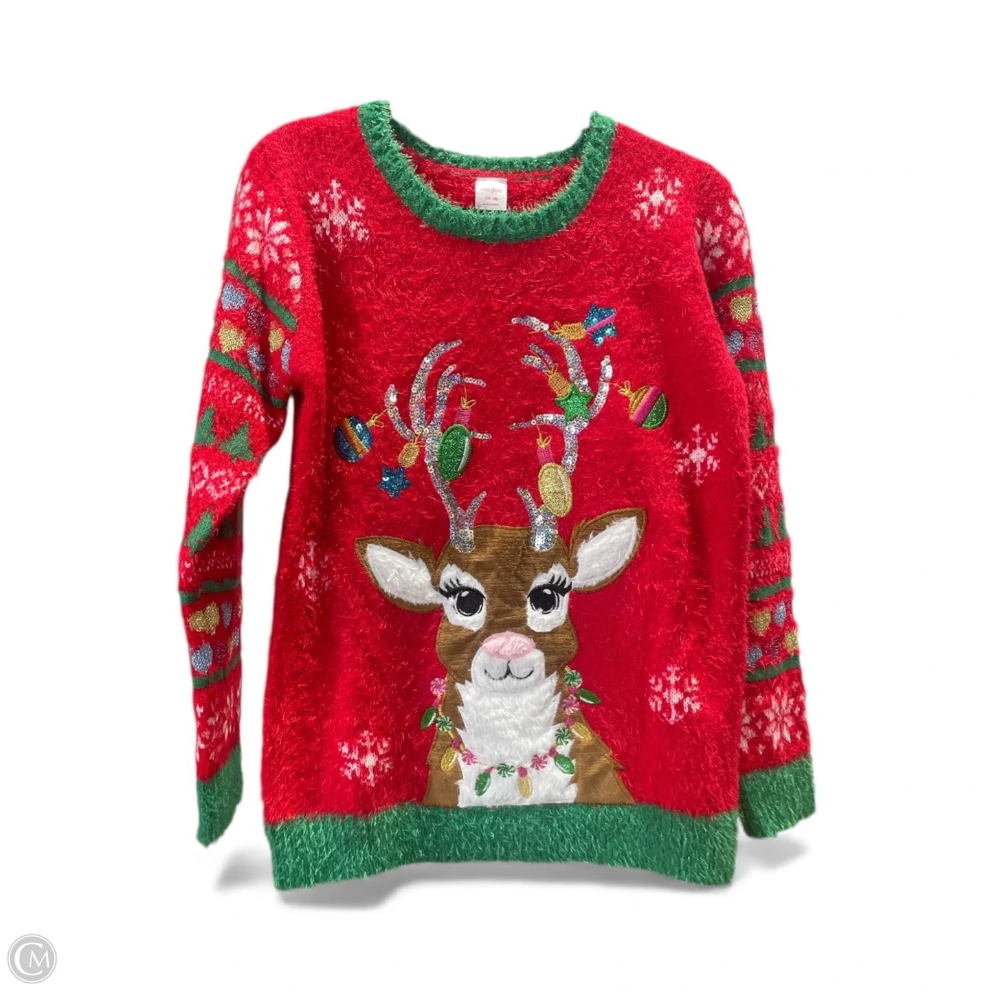 Sweater By Holiday Time In Multi-colored, Size: Xxl