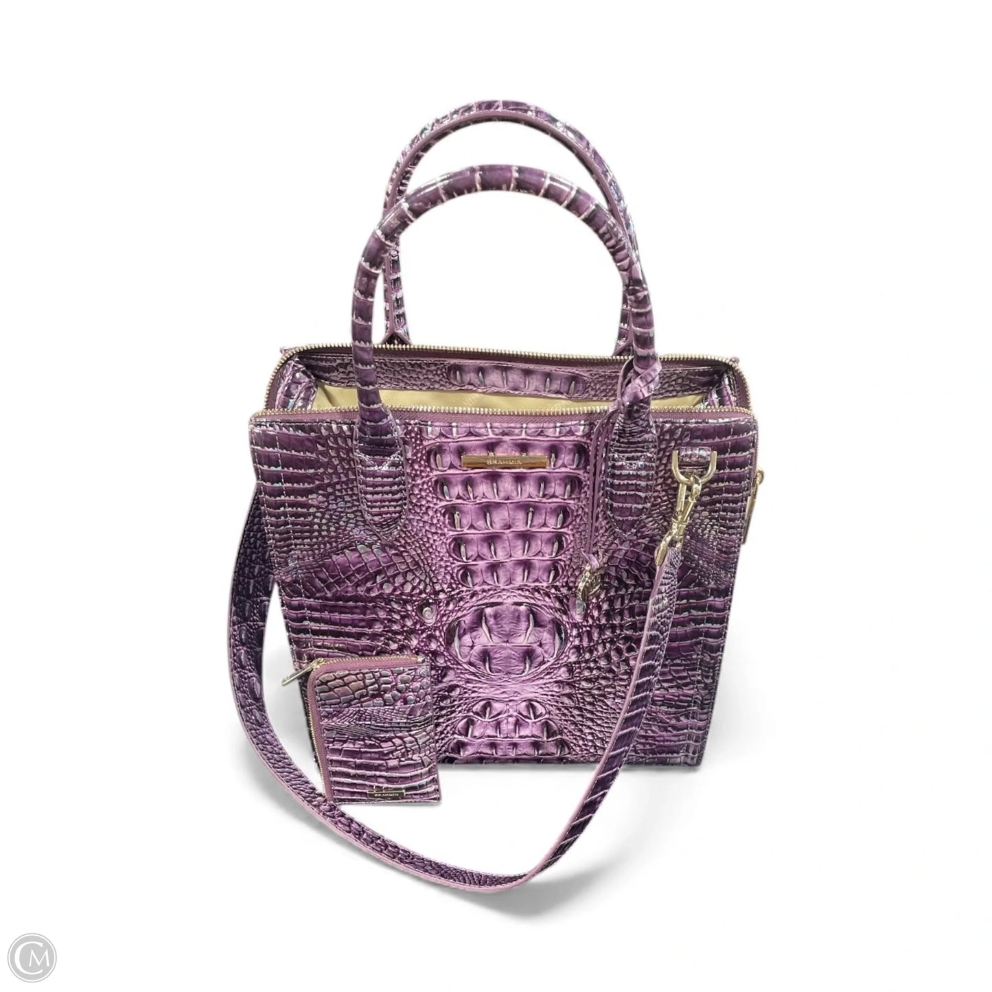Handbag Designer By Brahmin, Size: Large